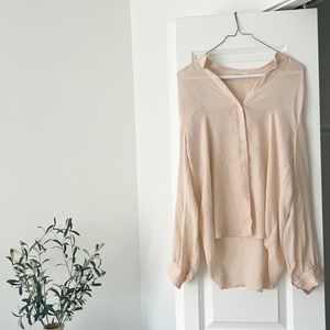 L’AGENCE | Bianca Blouse in Blush